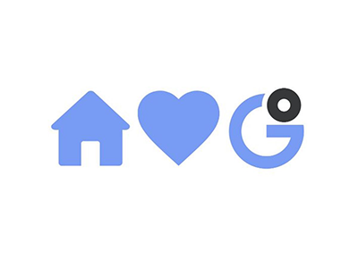 Icons of a house, a heart and the favicon of Privego
